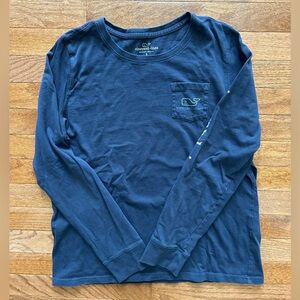 Vineyard Vines Blue Long Sleeve Tee